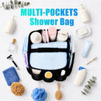 Mesh Shower Caddy Portable - 9 Pockets for College Dorm Room Essential - Image 4