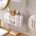 Diesisa Wall Mount Organizer, Large Adhesive Wall Self - Bathroom Shelf by Home