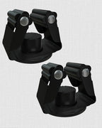 Magnetic Broom Holder, Steel Mop Mount No Drilling Magnetic Holder for Garage Tools, Anti-Slip Utility Mount for Garage, Kitchen, Laundry Tools Organizer and Management - 5 Pack/Black - Image 7
