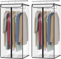 Univivi Garment Bags for Hanging Clothes, Cloth Bag 40 In, 2 PCS, Clear by Univivi