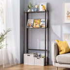 AmazerBath Bamboo Over The Toilet Storage Shelf, 2-Tier Over Toilet Bathroom Organizer Rack, Bathroom Shelves Over Toilet Space Saver, Espresso - Image 6