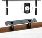 QEEIG White Bathroom Shelves Over Toilet - Wall Mounted Floating Shelves Farmhouse Shelf Toilet Paper Storage Small 16 inch Set of 2 (019-W2) - Image 9