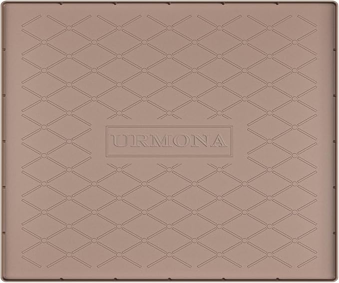 URMONA Under Sink Mat 25 x 19 in, Waterproof Silicone Cabinet Protector by URMONA