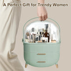 Makeup Organizer for Vanity, Large Capacity Skincare Organizer Countertop - Image 3