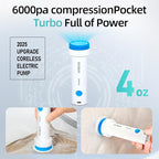 Hanging Vacuum Storage Bags with Electric Pump – 6 Pack (3 Long, 3 Short) Hanging Vacuum Seal Bags for Clothing, Closet Organizer Space Saver for Suits, Jackets & Coats - Image 6