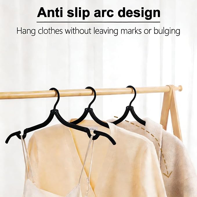 Travel Hangers, Portable Folding Hangers for Travel,Foldable Hangers - Image 5