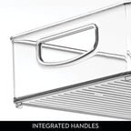 iDesign Stackable Clear Plastic Extra Long Pantry Organizers - Image 8