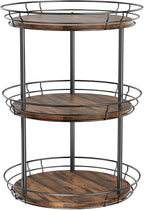 LAMU 3 Tier Lazy Susan Turntable Rotating Spice Rack Organizer for Cabinet by YourHome-OrganizationHelper