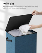 SOLEDI 100L Laundry Hamper with Lid, Large Collapsible Laundry Basket - Image 5