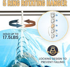 TAILI Hanging Vacuum Storage Bags for Clothes Space Saver 6 Combo Blue | Vacuum Seal Bags for Clothing Travel, Winter Clothes Storage Closet Organizers, Garment, Coats, Suits and Jackets - Image 4