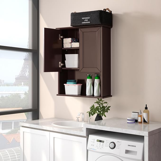 VANIRROR Bathroom Wall Medicine Cabinet with Soft-Close Buffering Hinges - Image 9