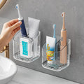 3 Slots Detachable Toothbrush Holders Wall Mounted for Bathrooms by VNYIFAN