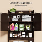 Ahomly Over The Toilet Storage Cabinet, 32.3" W, Grey - Image 8