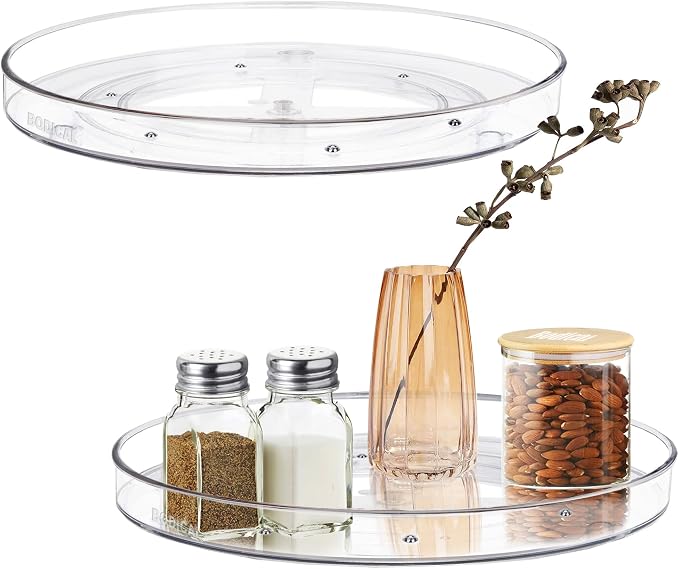 2 Pack Lazy Susan Organizer,10.6" Turntable Organizer for Pantry - Image 7