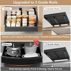Fokyfok Pull out Cabinet Organizer,15"-21"W,17"-24"D,Expandable,Adhesive - Image 5