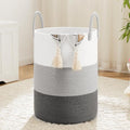 Artfeel Laundry Basket,Woven Cotton Rope Laundry Hamper,60L for Decorative Storage of Dirty Clothes,Toys and Blankets in Bathroom,Bedroom and Living Room by Artfeel