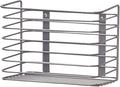 Household Essentials Door Mount Cabinet Organizer, Steel Wire Basket, Attractive Nickel Powder Coating, Great for Saving Space, Mounts to Solid Surface with Hardware Included by HouseholdEssentials