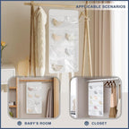 26-Pocket Hanging Closet Organizer for Socks and Underwear, White - Image 5