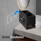 Electric Toothbrush Holder, Wall Toothbrush Holder Bathroom，2 Slot - Image 6