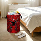 Halloween Laundry Basket Foldable Laundry Hamper With Handles Clothes Storage Bucket Organizer Laundry Bag For Bedroom Bathroom Laundry Storage 19.6 x 15.7 - Image 6