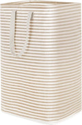 Lifewit 1 Pack Laundry Basket 80L Each, Collapsible Clothes Hamper with Reinforced Handles, Freestanding Waterproof Design for Bedroom and Laundry Room, Beige 80L Total by Lifewit