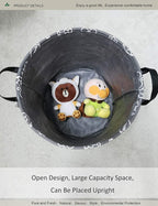 Round collapsible Large Sports Ball Laundry Hamper for Adults Kids - Image 5