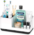 Toothbrush Holder Bathroom Counter Organizer & Storage Detachable by Homtalker