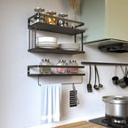 RICHER HOUSE Floating Shelves Bathroom, Wall Mounted Shelf Over Toilet - Image 7
