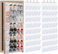 Windyun 2 Pcs 40 Pocket Over The Door Shoe Organizer, White by Windyun