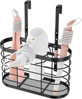 Hair dryer holder cabinet door 3 in 1 Hair tool organizer wall mount by Aolldy