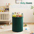 Artfeel Laundry Basket,Woven Cotton Rope Laundry Hamper,100L for Decorative Storage of Dirty Clothes,Toys and Blankets in Bathroom,Baby Room and Living Room - Image 4
