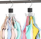 2 Pack Tank Top Hanger, Bra Hanger for Closet Organizer Max 36 Capacity by RESOVO