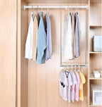 Adjustable Hanging Closet Rod, Extender Hanging Rod, Closet Hanging Organizer, Heavy Duty Closet Bar, Hanging Rod (Black, 2 Pack) - Image 3