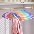 CTIME 14 Pack Metal Clothes Hangers, Non-Slip PVC, Built-in Hooks by CTIME