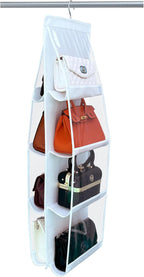 Purse Organizer for Closet, Heavy Duty Hanging Handbag Storage by Zebricolo