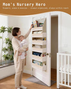 KMSCO Over The Door Organizer 6 Large +13 Mesh Side Pockets - Image 9