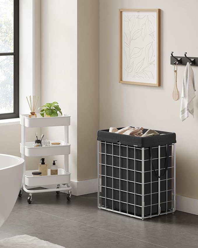 SONGMICS Laundry Hamper, Collapsible, 24 Gal. (90L) - Image 3