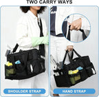 Large Cleaning Caddy Organizer, Adj Straps & Board Dividers - Image 3