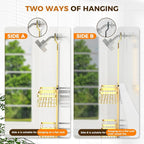 REINHARDT Split Shower Caddy Hanging for Handheld Showerheads, Gold - Image 9