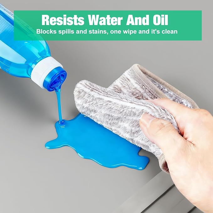 Under Sink Mat 22" X 19", Waterproof Silicone Cabinet Kitchen Liner, Gray - Image 3