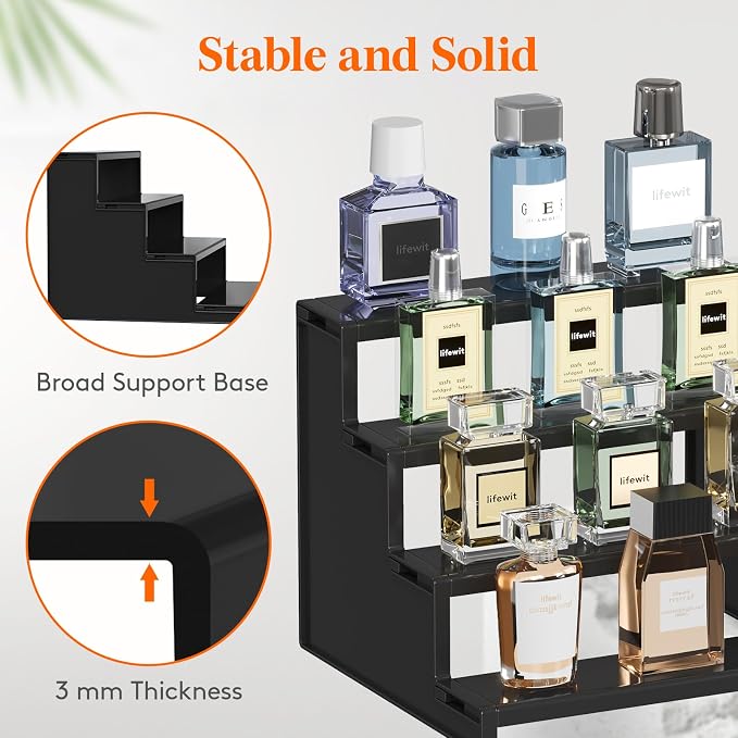 Lifewit Perfume Organizer, Cologne Stand Tool-Free Assembly, 9", 1 Pcs - Image 2