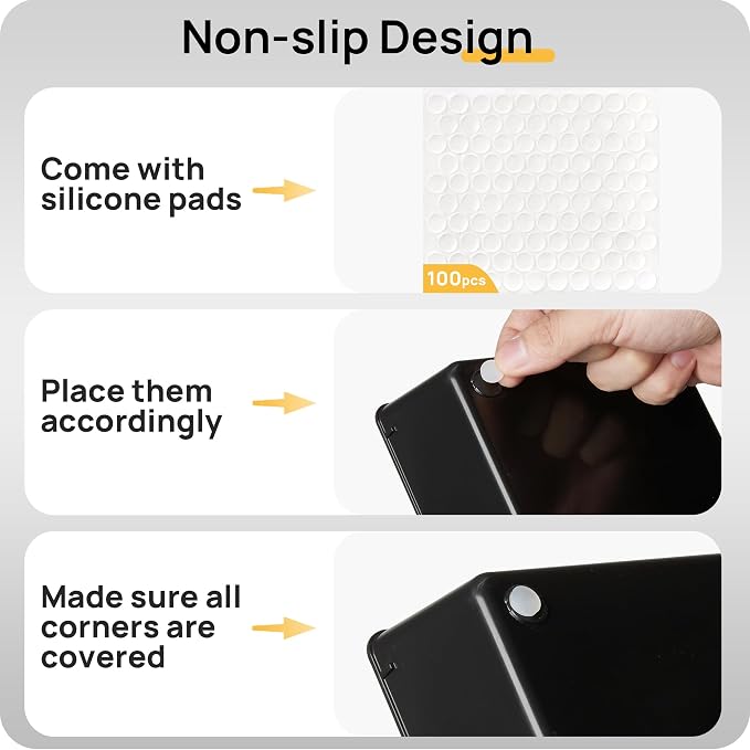 Vtopmart 25 Pack Plastic Drawer Organizers with Non-slip Rubber Pads - Image 5