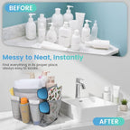 Shower Caddy for College Dorm Room Essentials for Girls with 9 Pockets,Large-Capacity Shower Basket,Quick Dry Toiletry Tote Bag for Outdoor Gym,Travel,Swim,Beach Camping Essentials-Black and Grey - Image 7