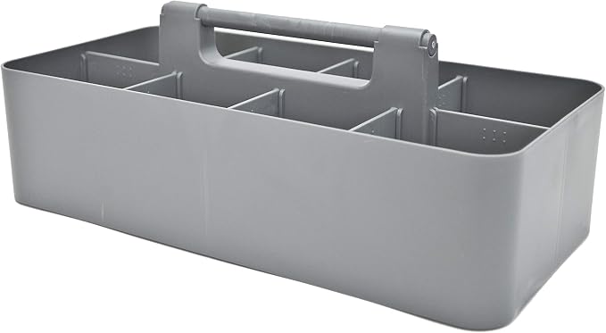 -Large Carry Caddy Bin Basket Portable Office Desk Storage DIY- MADE IN USA (Orion Gray) - Image 3