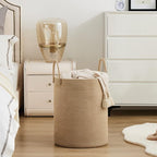 Woven Rope Laundry Hamper Basket by YOUDENOVA, 72L Tall Luandry Basket, Baby Nursery Hamper for Blanket Storage in Bedroom-Large-Jute - Image 5