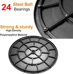 2 PCS 16 Inch Lazy Susan Turntable Heavy Duty Rotating Swivel Stand Lazy Susan with Steel Ball Bearings Flat Base Stand for TV/Computer/Monitor/Arts/Crafts/Bonsai/Statue/Cabinet Organizer - Image 3