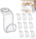 Clear Hanger Connector Hooks - Space Saving Cascading Clips for Closet Organization (50PCS) by Hookawen
