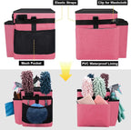 Wearable Large Cleaning Caddy Bag for Housekeepers (Rosered) - Image 5