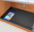 SIKADEER Waterproof Under Sink Mat Silicone 22"x19", Kitchen Cabinet Liner by SIKADEER