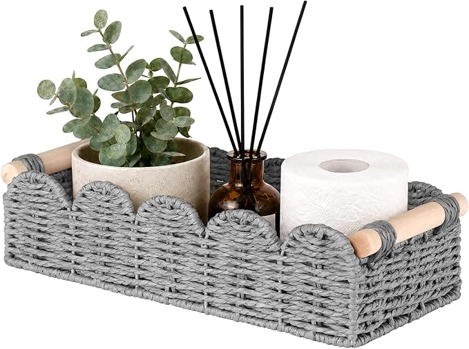 Toilet Paper Storage Basket for Toilet Tank, Bathroom Organizer by KALLAX